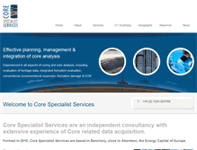 Tablet Screenshot of core-specialist-services.com